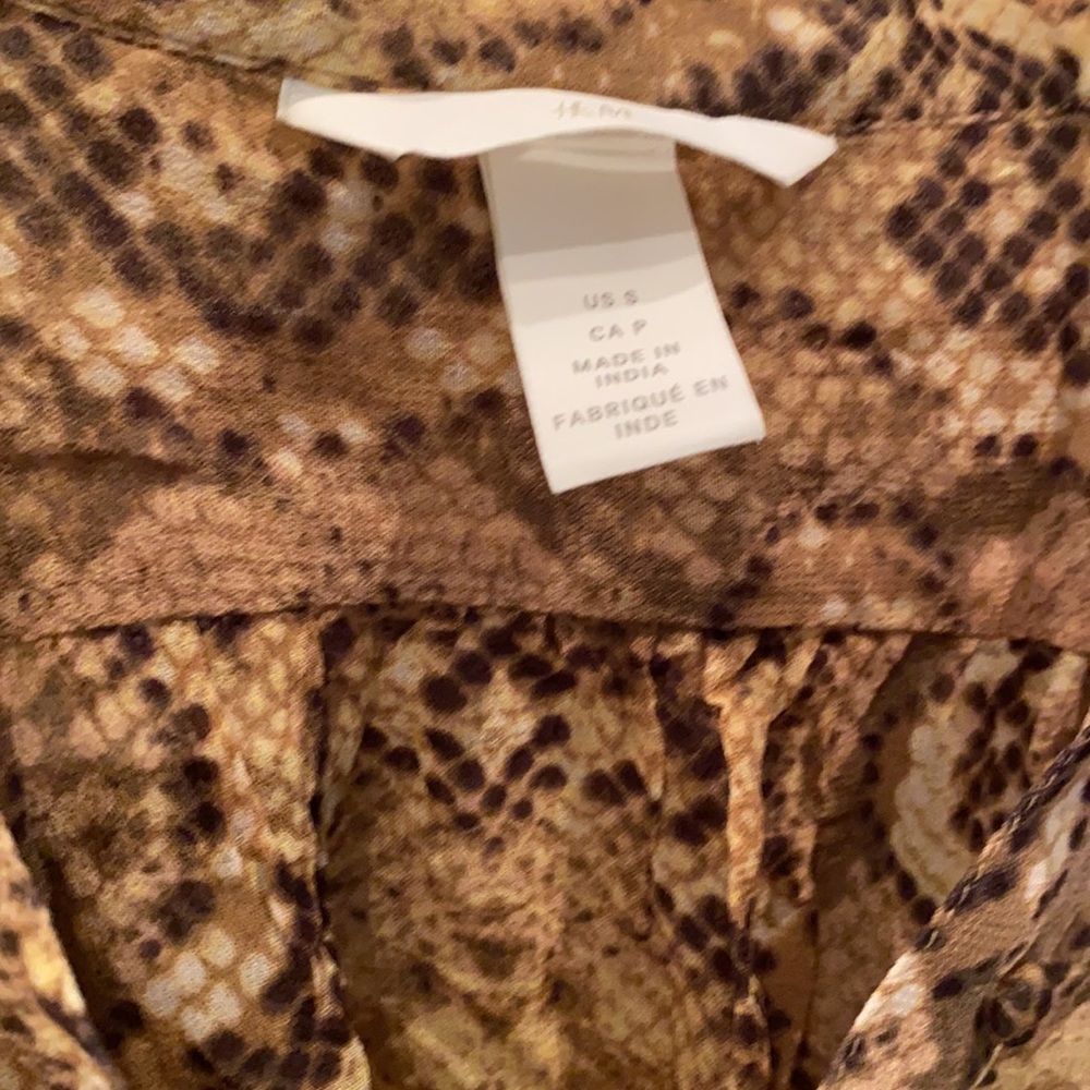 NWOT H&M Oversized Airy Chiffon Blouse - Picture 3 of 5